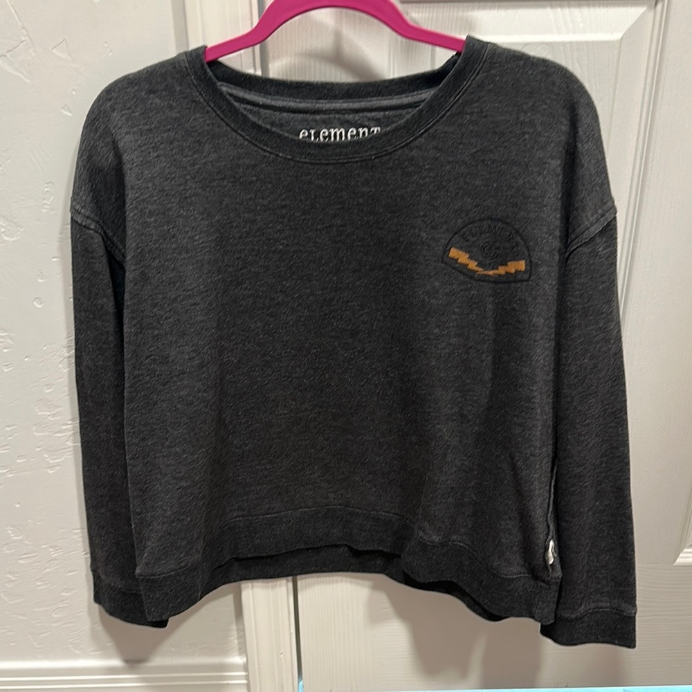 Element Gray Crew Neck Sweater